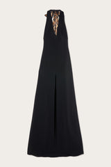 Pucci Long Dress with V-Neck and Slit