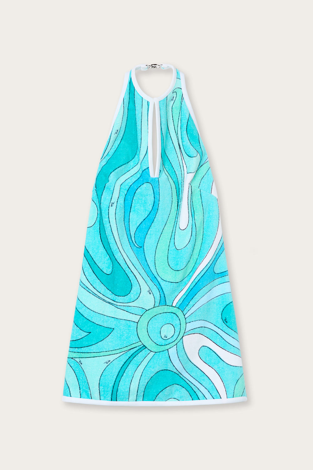 Pucci Marmo Print Cotton Terry Dress