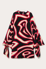 Pucci Labirinto Print Short Silk Kaftan