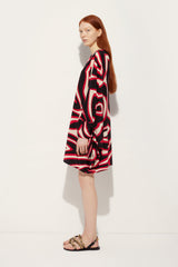 Pucci Labirinto Print Short Silk Kaftan