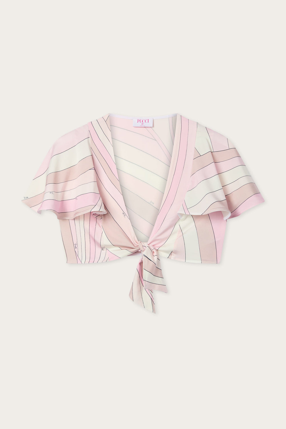 Pucci Iride Print Knot Top