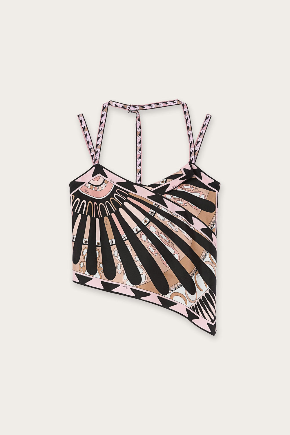 Pucci Soleil Print Silk Scarf Top