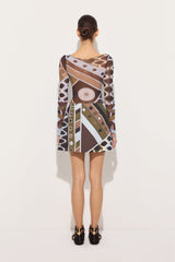 Pucci Vivara Print Tulle Top