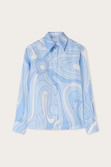 Pucci Marmo Print Silk Shirt