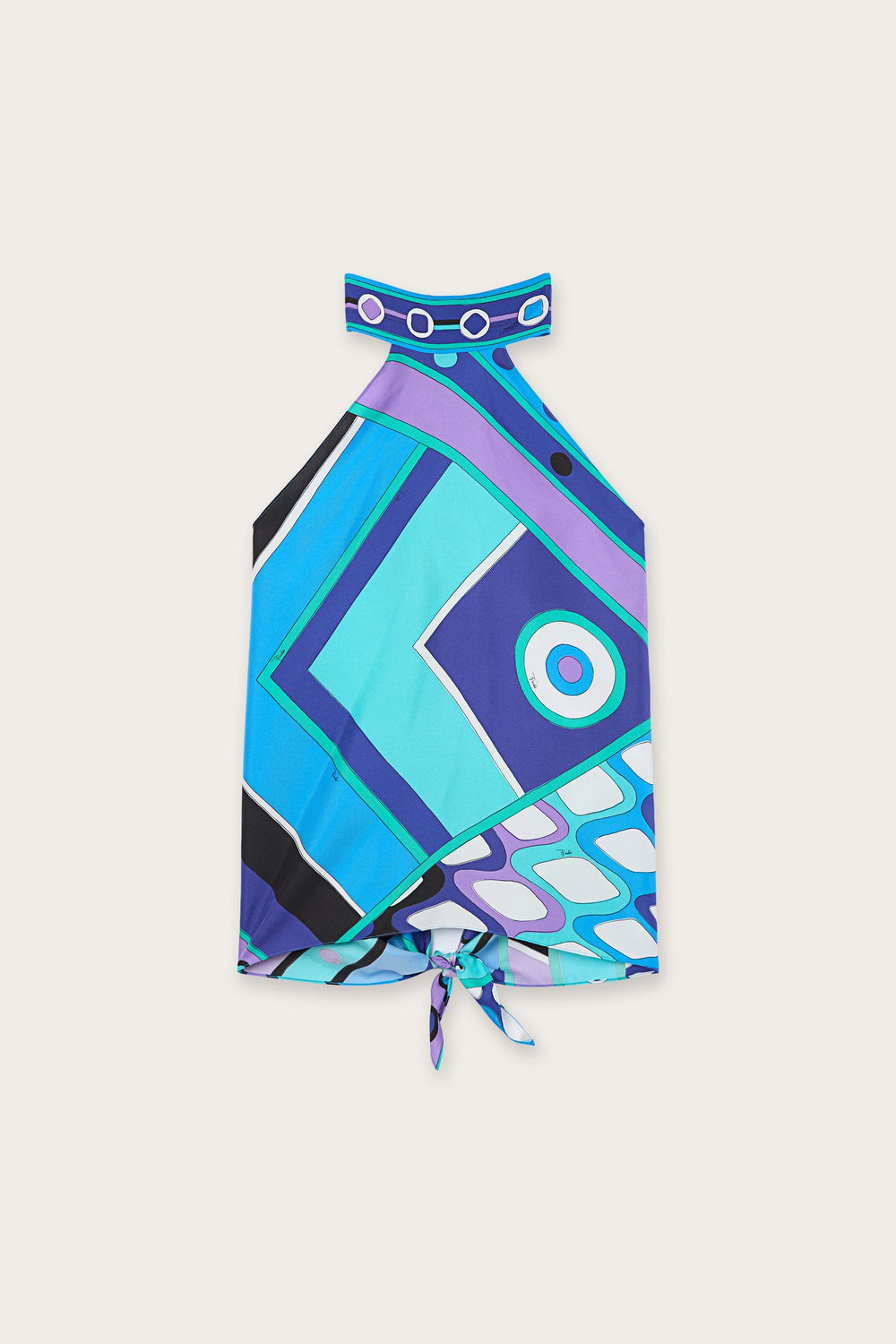 Pucci Vivara Print Foulard Top