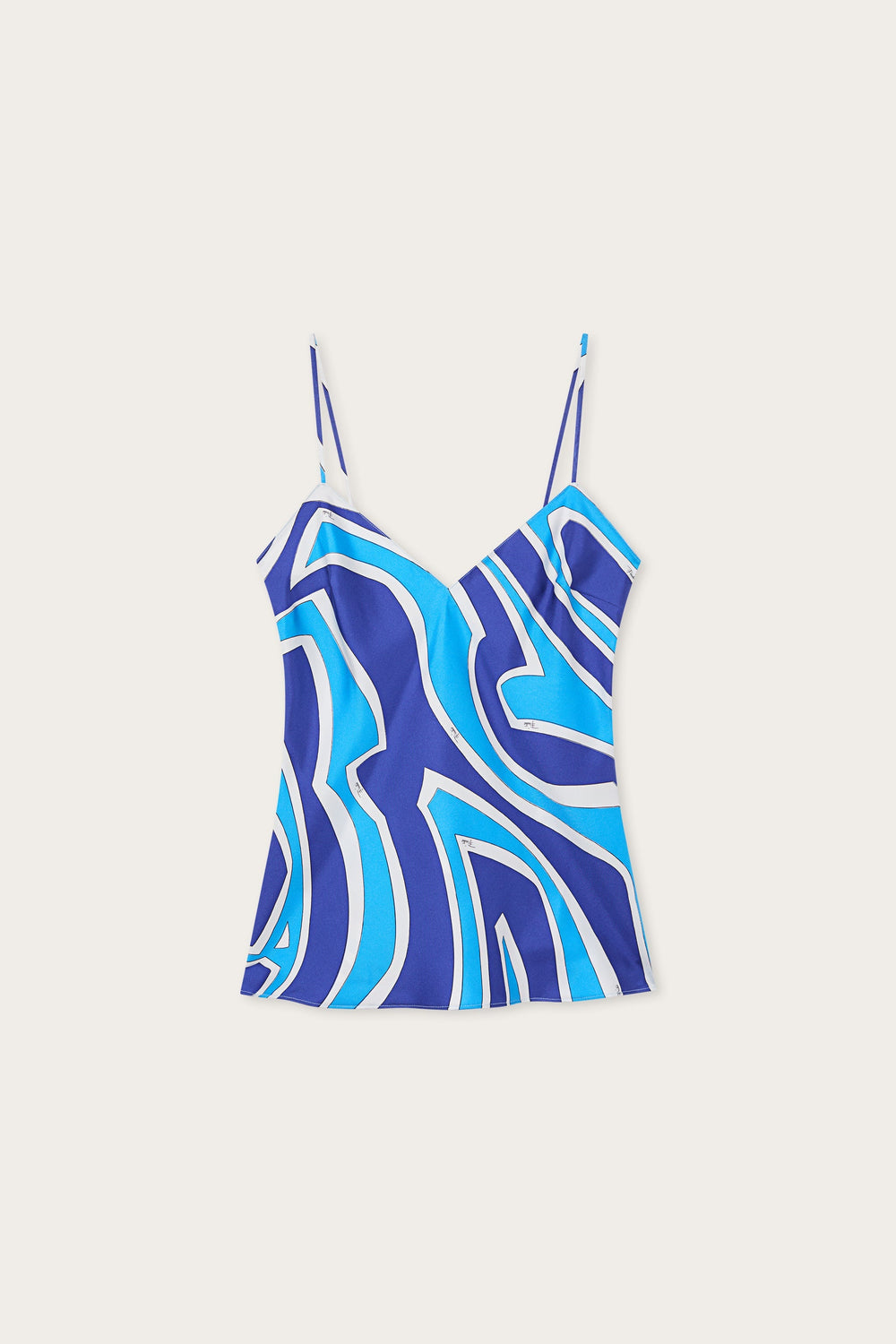 Pucci Labirinto Print Silk Top