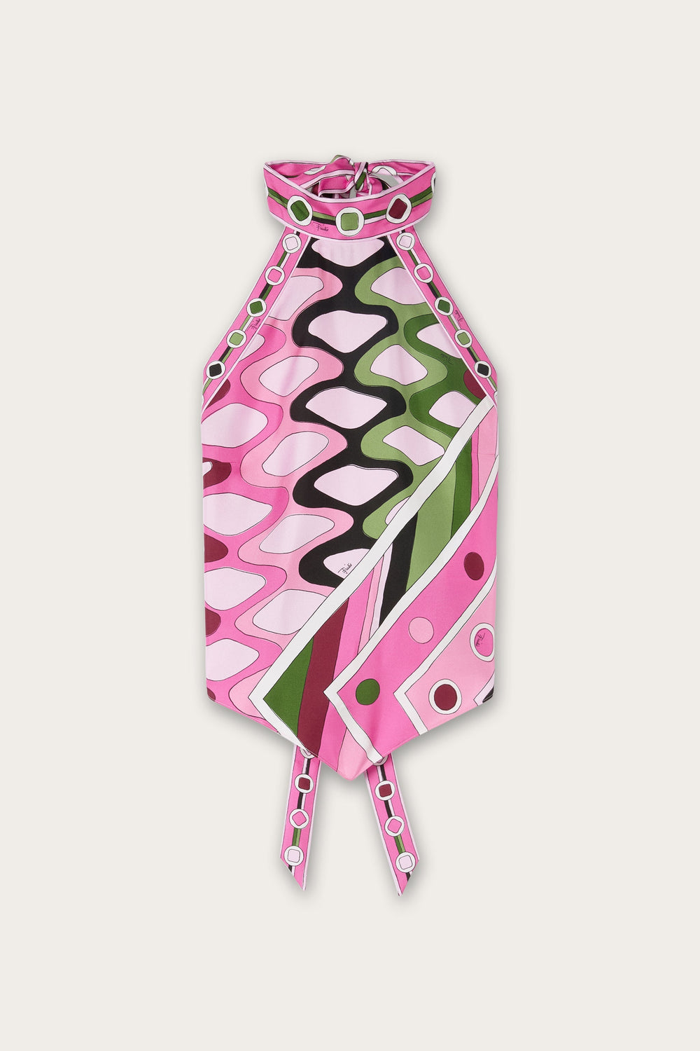 Pucci Vivara Print Sleeveless Top