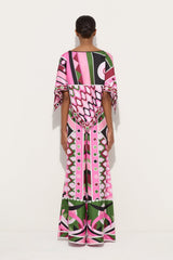 Pucci Vivara Print Cape Blouse