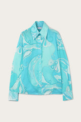 Pucci Orchidee Print Cotton Shirt