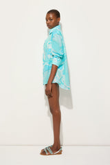 Pucci Orchidee Print Cotton Shirt