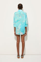 Pucci Orchidee Print Cotton Shirt