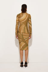 Pucci Iride Print Lamé Jersey Top