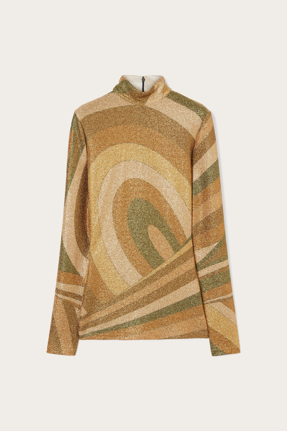 Pucci Iride Print Lamé Jersey Top