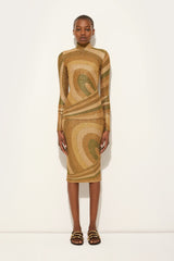 Pucci Iride Print Lamé Jersey Top