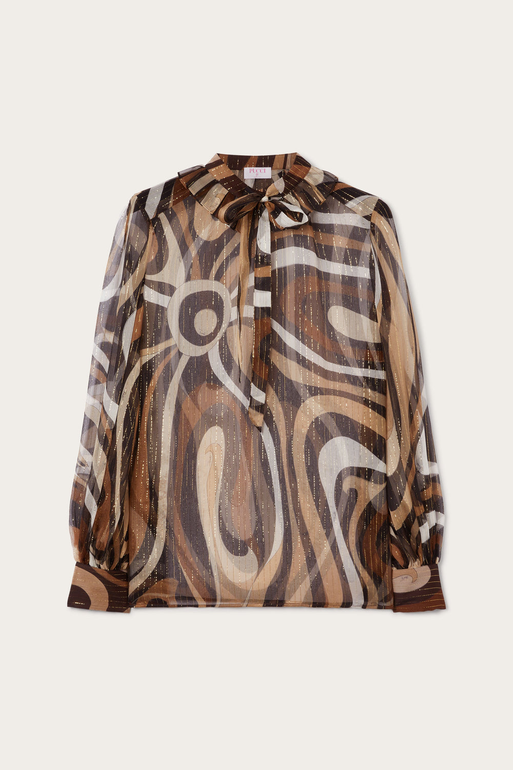 Pucci Marmo Print Creponne Blouse