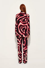 Pucci Labirinto Print Silk Twill Shirt
