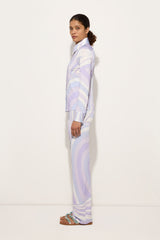 Pucci Iride Print Satin Jersey Shirt
