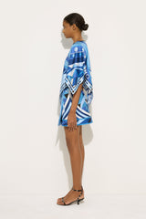 Pucci Vivara Print Cape Blouse