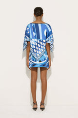 Pucci Vivara Print Cape Blouse