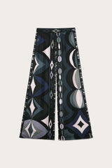 Pucci Collane Print Silk Palazzo Pants