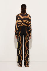 Pucci Embroidered Straight-Leg Pants