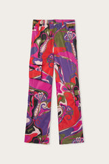 Pucci Orchidee Print Cargo Pants