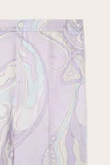 Pucci Orchidee Print Silk Pajama Trousers