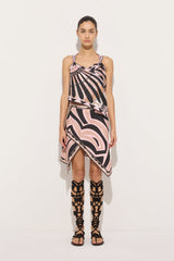 Pucci Labirinto Print Silk Scarf Skirt