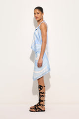 Pucci Iride Print Silk Scarf Skirt
