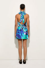 Pucci Orchidee Print Silk Skirt