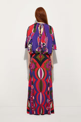Pucci Collane Print Long Skirt