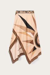 Pucci Hawaii Print Asymmetrical Skirt