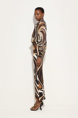 Pucci Marmo Print High Waist Skirt