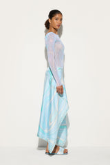 Pucci Marmo Print Asymmetrical Skirt