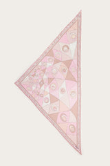 Pucci Occhi Print Silk Triangle Scarf