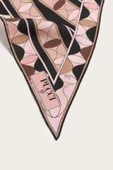 Pucci Manuba Print Silk Triangle Scarf