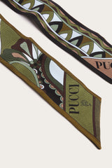 Pucci Mixed Print Silk Twill Scarf