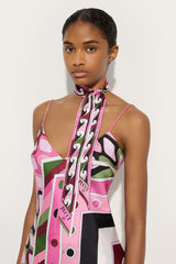Pucci Vivara and Bouclé Print Silk Scarf