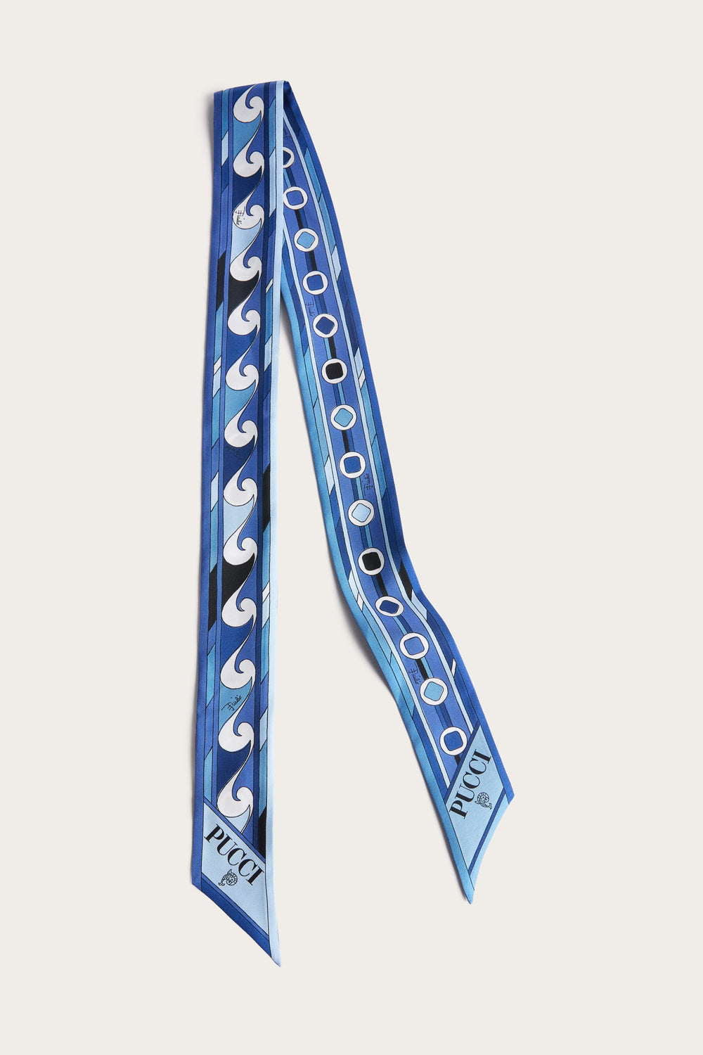 Pucci Vivara and Bouclé Print Silk Scarf