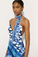 Pucci Vivara and Bouclé Print Silk Scarf