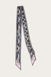 Pucci Iride and Rombi Print Silk Twill Scarf