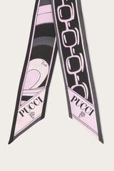 Pucci Iride and Istrice Print Silk Twill Scarf