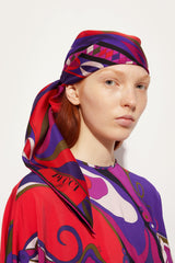 Pucci Collane Print Silk Twill Scarf