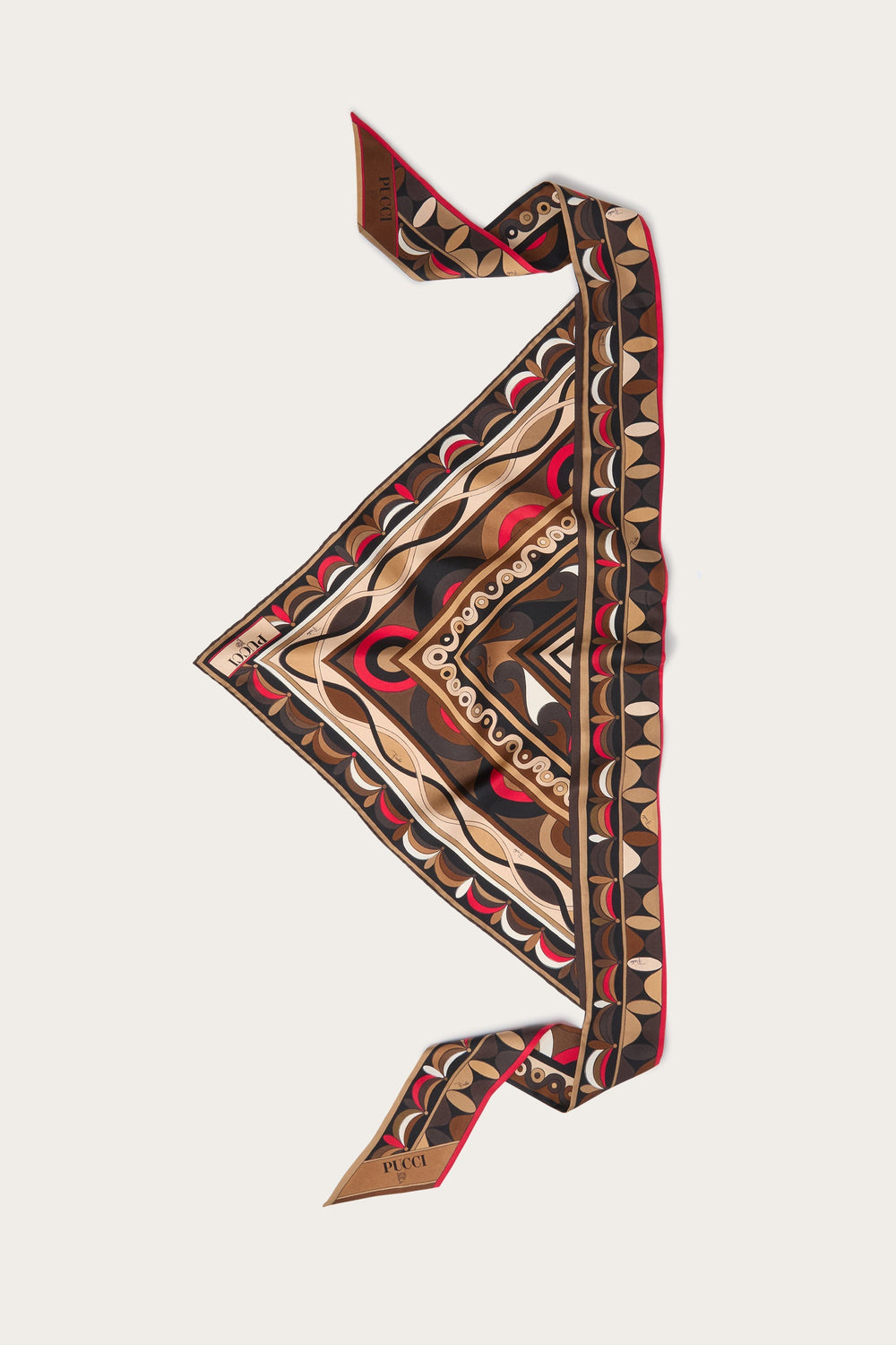 Pucci Mixed Prints Silk Twill Scarf
