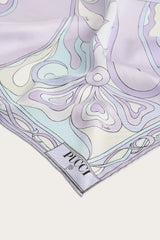 Pucci Orchidee Print Silk Twill Scarf