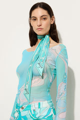Pucci Girandole and Papiro Print Silk Twill Scarf