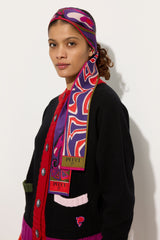 Pucci Labirinto and Orchidee Print Silk Twill Scarf