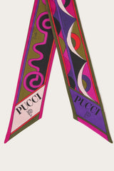 Pucci Astro and Rombi Print Silk Twill Scarf