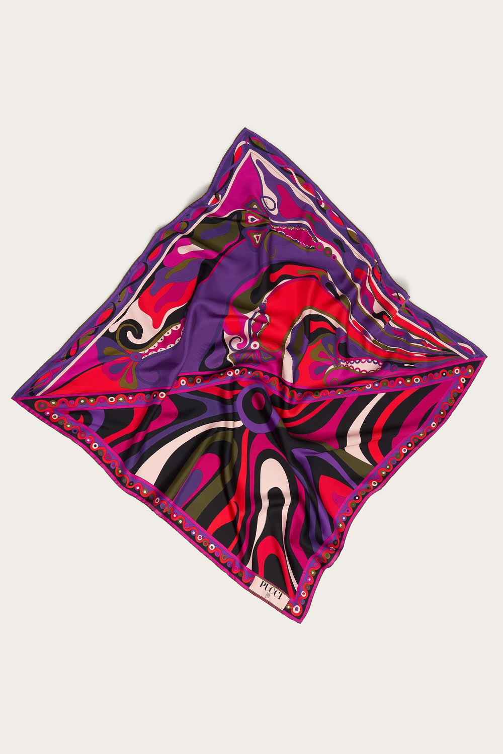 Pucci Marmo and Orchidee Print Carre