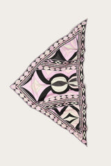 Pucci Collane Print Triangle Silk Scarf